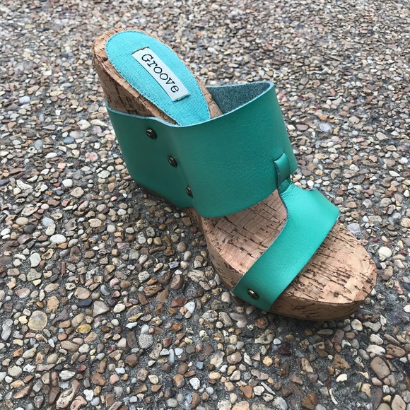 Splash Turquoise Wedge - Picture 5 of 5